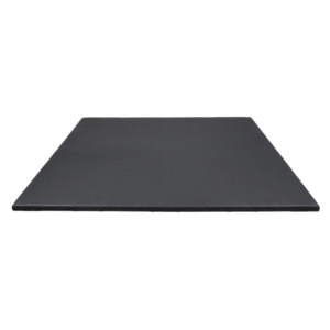 אריחי גומי שחור חלק / Premium Rubber floor tile Black